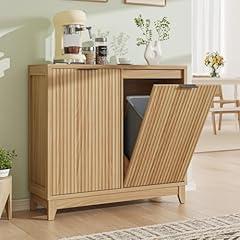 Double Tilt Out Trash Cabinet with Odor Control