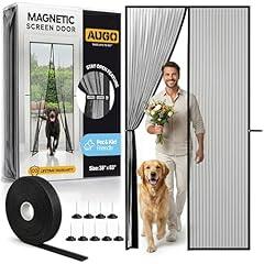 AUGO Magnetic Screen Door - Self Sealing Mesh