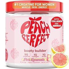Peach Perfect Creatine Pink Lemonade Powder