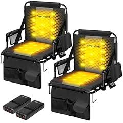 VIVOHOME Heated Stadium Seats with Power Bank