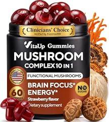 VitaUp Mushroom Gummies for Cognitive and Immune Support