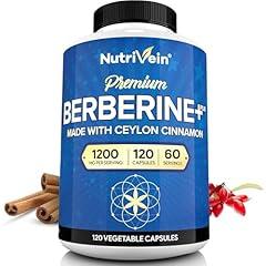 Nutrivein Berberine HCL with Ceylon Cinnamon