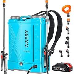 OGERY 4 Gallon Battery Powered Backpack Sprayer