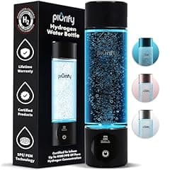 PIURIFY Hydrogen Water Bottle Black