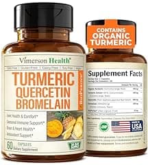 Vimerson Health Quercetin Bromelain Turmeric Supplement