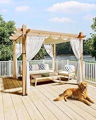 KYBOLT Outdoor Pergola with Retractable Canopy