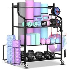 Mythinglogic Yoga Mat Storage Rack Organizer