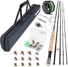TOPFORT Fly Fishing Rod and Reel Combo