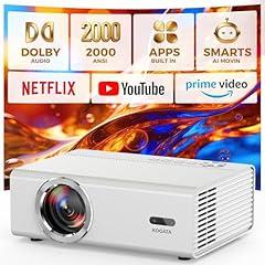 Kogata 4K Smart Projector with WiFi and Bluetooth