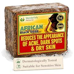 Organic African Black Soap for Acne and Dark Spots