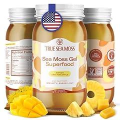 TrueSeaMoss Wildcrafted Irish Sea Moss Gel - MANGO/PINEAPPLE, 1