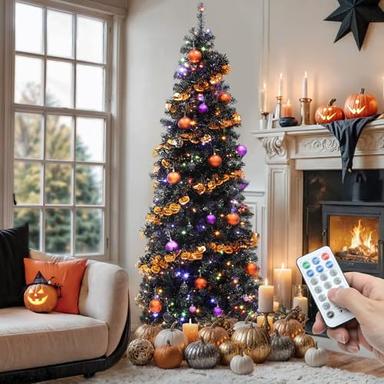 black christmas tree