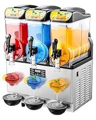 VEVOR Triple Tank Slushy Machine 15Lx3
