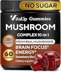 VitaUp Mushroom Gummies for Cognitive and Immune Support
