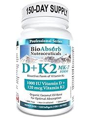 Vitamin D3 K2 Supplement with Organic Coconut Oil