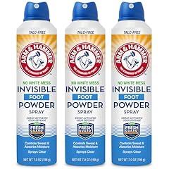 Arm & Hammer Foot Powder Spray, Talc-Free, 7 Oz, 3 Pack