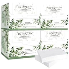 WOWOTEX Biodegradable Disposable Face Towels 240 Count