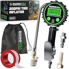 Rhino USA Digital Tire Pressure Gauge 200 PSI