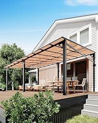 GarveeLife Lean-to Wall-Mounted Gazebo