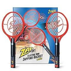 ZAP IT! Rechargeable Bug Zapper Racket, 4,000 Volt, 2 Pack