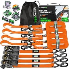 Rhino USA Ratchet Straps 4-Pack