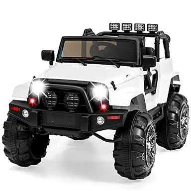 white Jeep toy