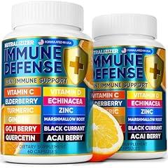 Immune Defense Vitamins with Vitamin D3, C, Zinc