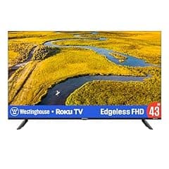 Westinghouse 43 Inch Edgeless Roku Smart TV