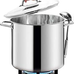 HOMICHEF 24 Quart Stock Pot with Lid