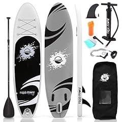 SereneLife Inflatable Stand Up Paddle Board Set