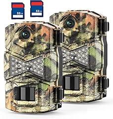 WOSODA Trail Camera 2 Pack 30MP 1080P