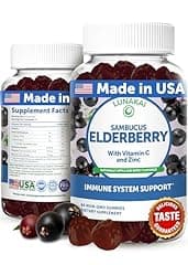 Lunakai Elderberry Gummies Immune Support 60ct