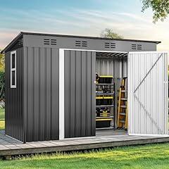 DWVO Outdoor Storage Shed with Windows
