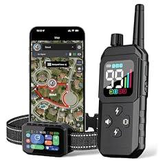 RAINLEOTI GPS Wireless Dog Fence and Training Collar