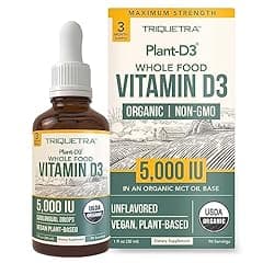 Plant-D3 Organic Vitamin D3 5000 IU Liquid Drops