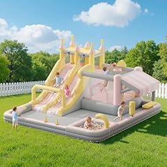 Albott Inflatable Bounce House with Water Slide