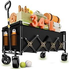 InBrave Heavy Duty Collapsible Wagon Cart