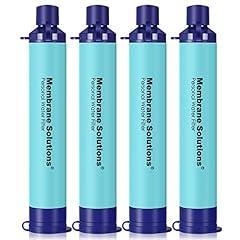 Membrane Solutions Water Filter Straw (4 Pack)