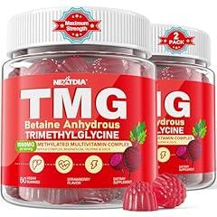 Nextdia TMG Supplements Gummies 1000mg Methylated Multivitamin