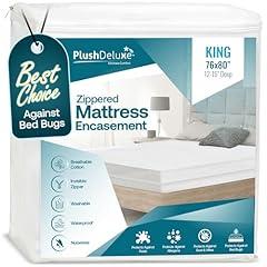 PlushDeluxe Waterproof Mattress Encasement King