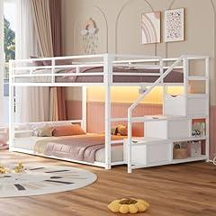 Adorneve Twin Over Twin Bunk Bed with Storage