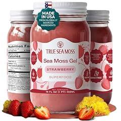TrueSeaMoss Wildcrafted Irish Sea Moss Gel - Strawberry