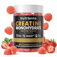 Nutravita Creatine Monohydrate Gummies Strawberry Flavor