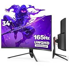 Raywego Ultrawide Curved Gaming Monitor 34" 165Hz