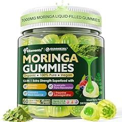Moringa Superfood Gummies 1000mg Sugar-Free Supplement