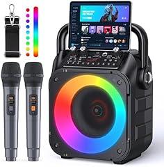 Karaoke Machine with Wireless Microphones