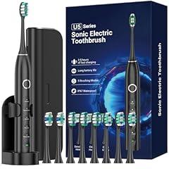 MISSCOZY Rechargeable Ultrasonic Toothbrush with Smart Timer