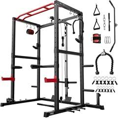 Sportsroyals Power Rack with LAT Pulldown System