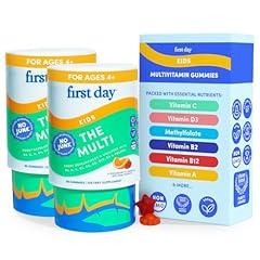 FIRST DAY Kids Daily Multivitamin Gummies – 2-Pk, 60 Day Supply