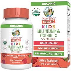 MaryRuth Organics Kids Multivitamin Gummies with Postbiotics